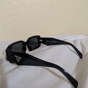 Prada Black Women's Slim Cat-Eye Sunglasses